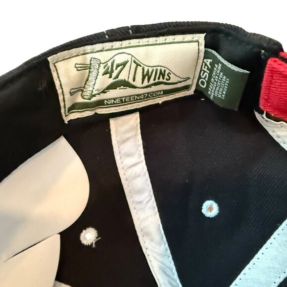 Ottawa Senators Cap Hat Strapback '47 Black Red Spell Out One Size - Picture 7 of 8